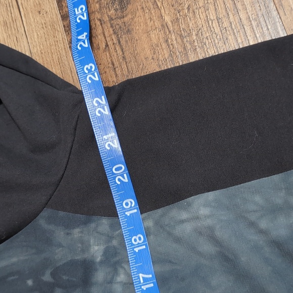 The North Face Terra Metro 3/4 Zip Pullover Size XL in Black Grey Tie-dye - Picture 10 of 11